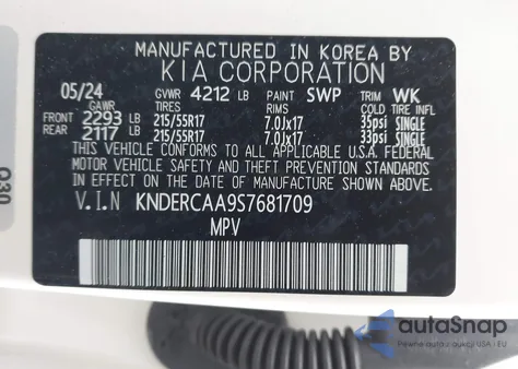 2025 Kia Seltos Ex from USA, damaged, VIN KNDERCAA9S7681709